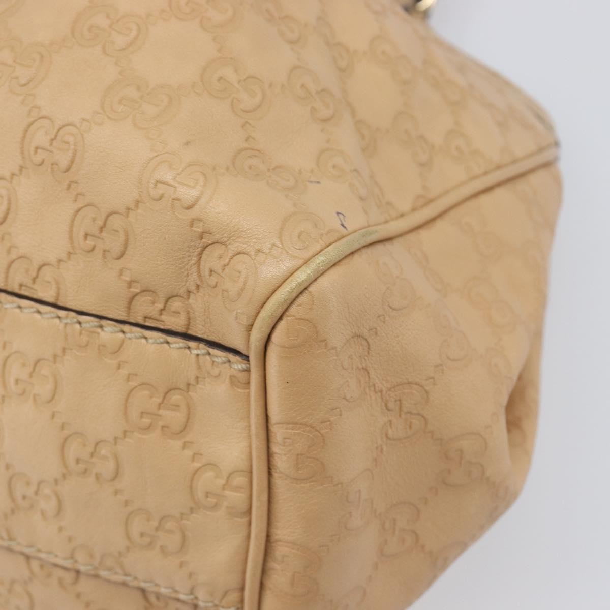 Gucci Sukey Guccissima Leather, Beige, Leather, Tote Bag