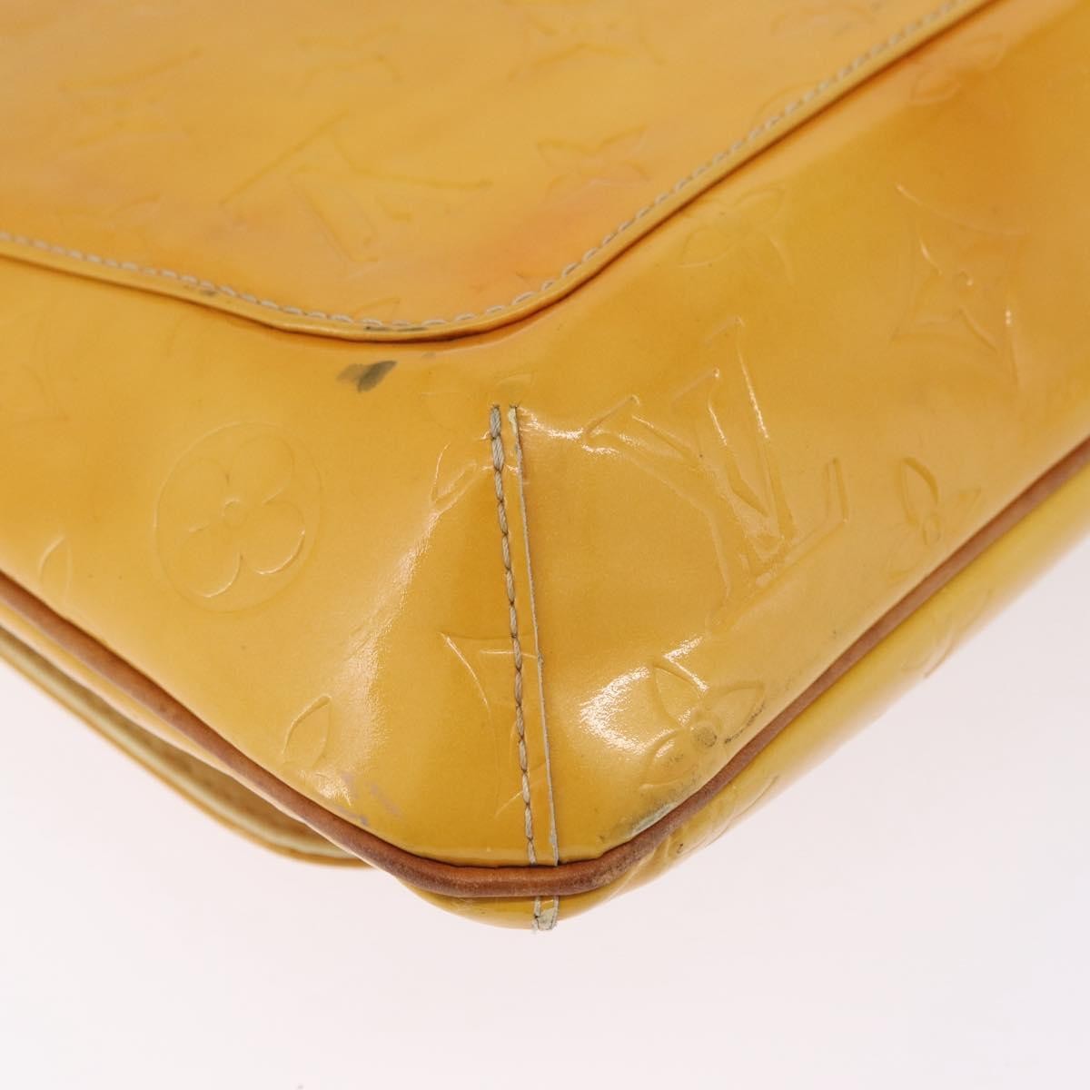 Louis Vuitton Thompson Street Monogram Vernis, Yellow, Patent Leather, Shoulder Bag