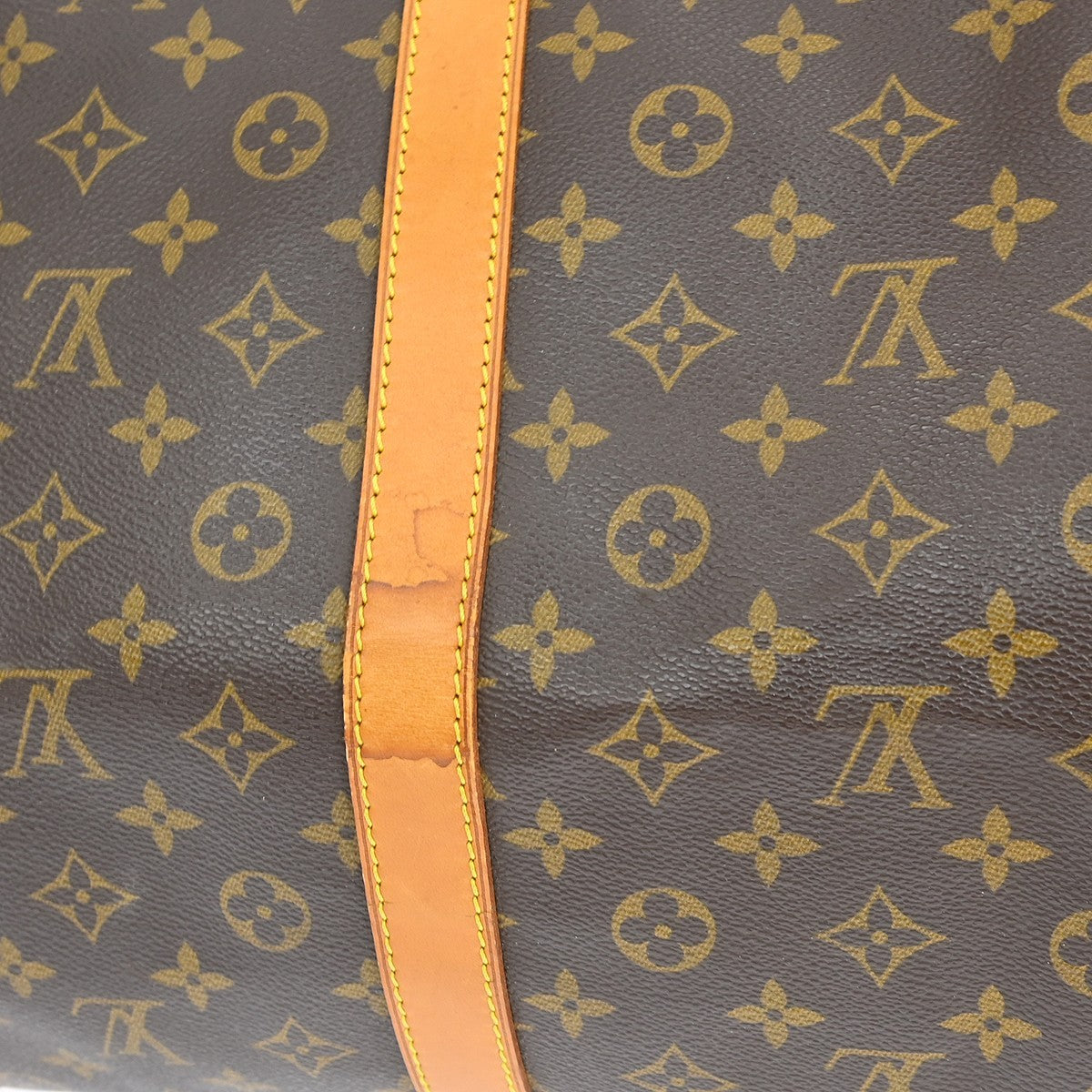 Louis Vuitton Keepall Monogram, Brown, Canvas, Travel Bag