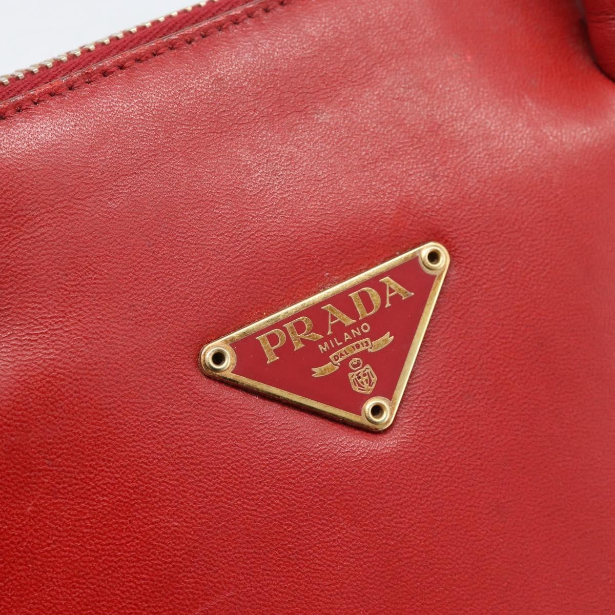 Prada Promenade Saffiano Leather, Red, Leather, Handbag