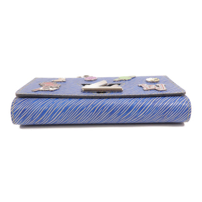 Louis Vuitton Twist Limited, Blue, Leather, Clutch