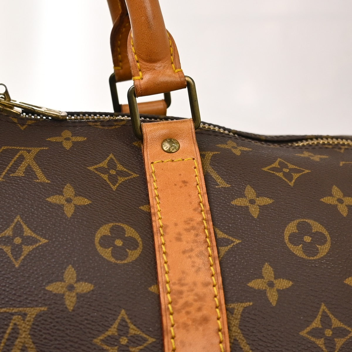 Louis Vuitton Keepall Canvas, Brown, Canvas, Travel Bag