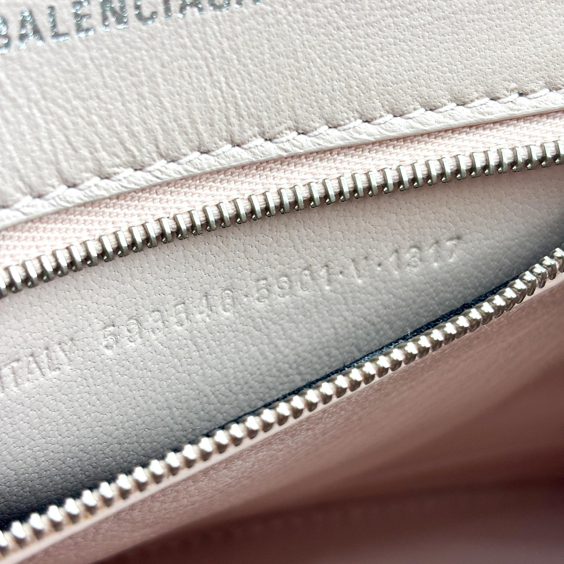 Balenciaga Hourglass Top Handle Leather, Pink, Leather, Handbag