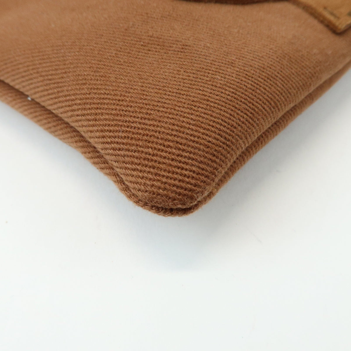 Saint Laurent Kahara Cassandra Canvas, Brown, Canvas, Shoulder Bag