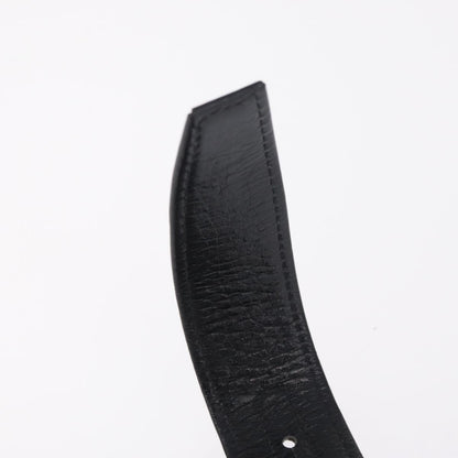 Christian Dior D Buckle Belt Canvas and Leather, Navy, Canvas, Belt