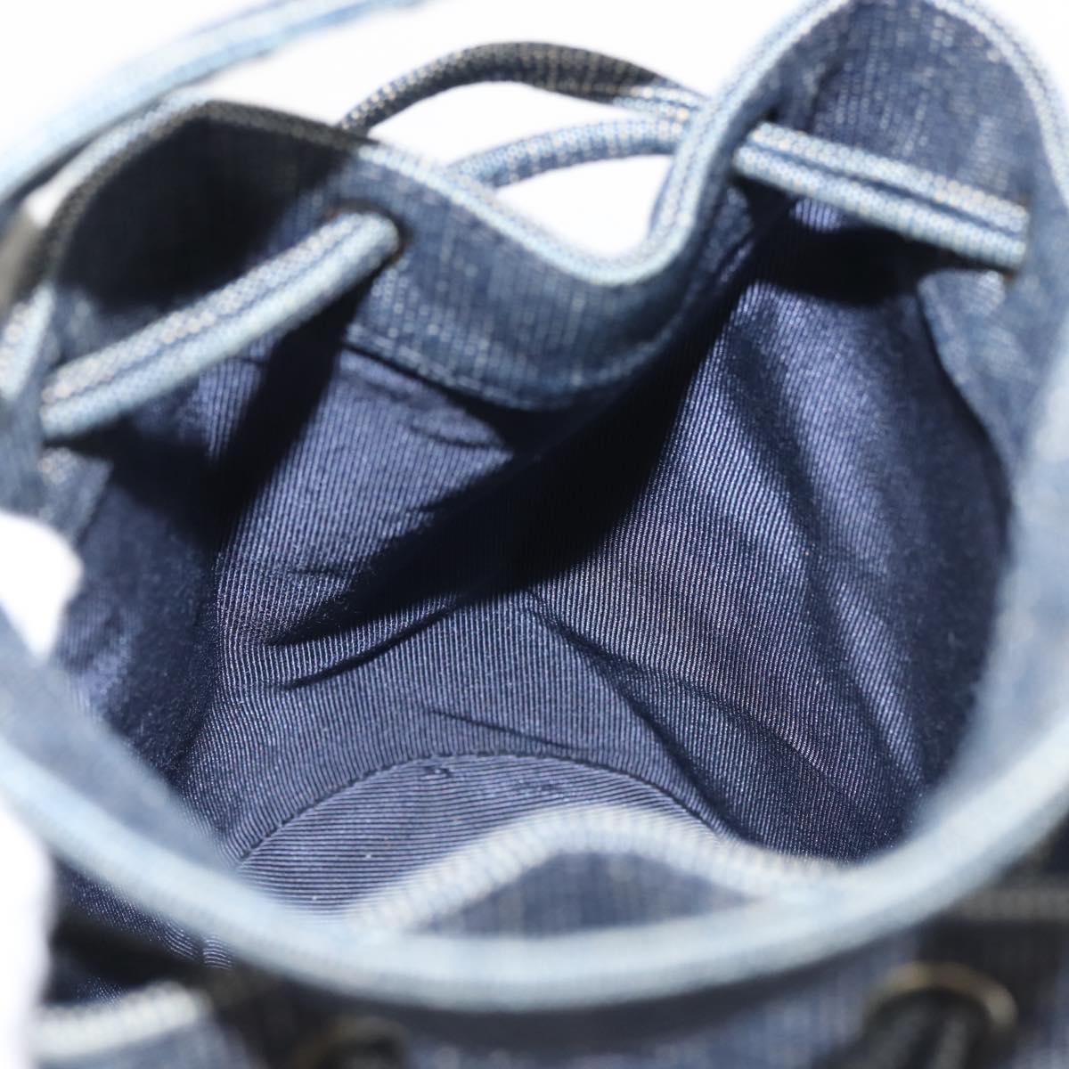 Chanel Hidden Sequins Shoulder Bag Sequins, BLUE, CANVAS, Handbag