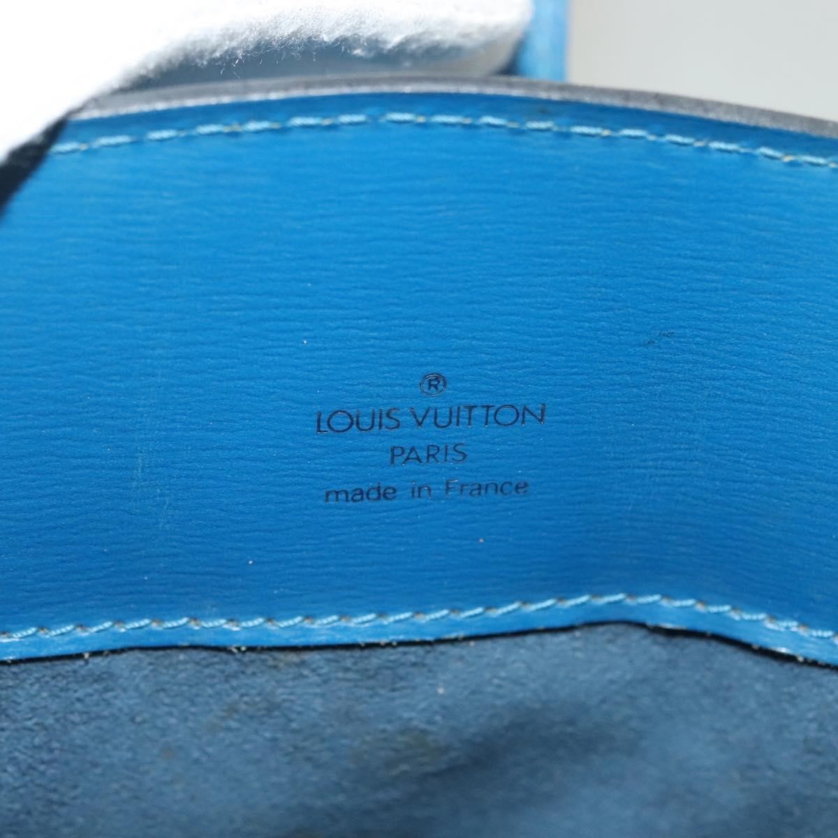 Louis Vuitton Cluny Epi Leather, Blue, Leather, Shoulder Bag