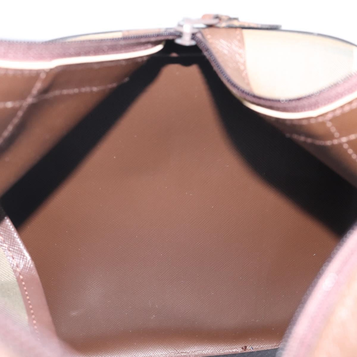 Burberry Nova check boston Canvas, Beige, Canvas, Handbag