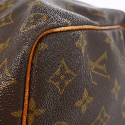 Louis Vuitton Keepall Monogram, Brown, Canvas, Travel Bag