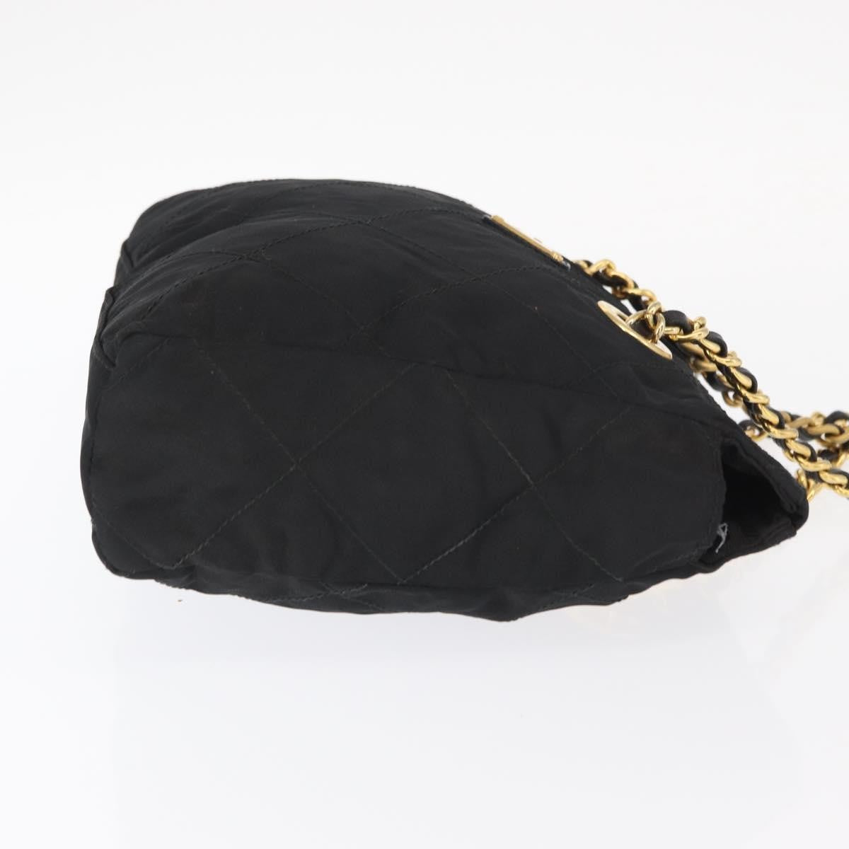 Prada Re-Edition 1995 Chain Tote Quilted Re-Nylon, Black, Nylon, Shoulder Bag