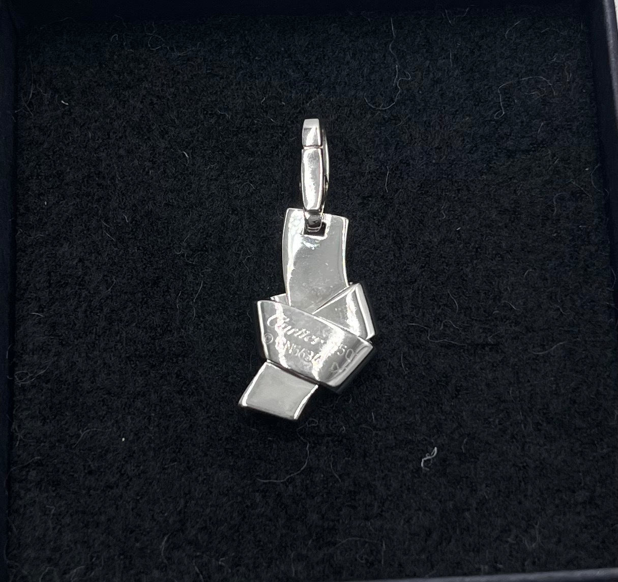 Cartier Knot Pendant Silver, White, White Gold, Pendant