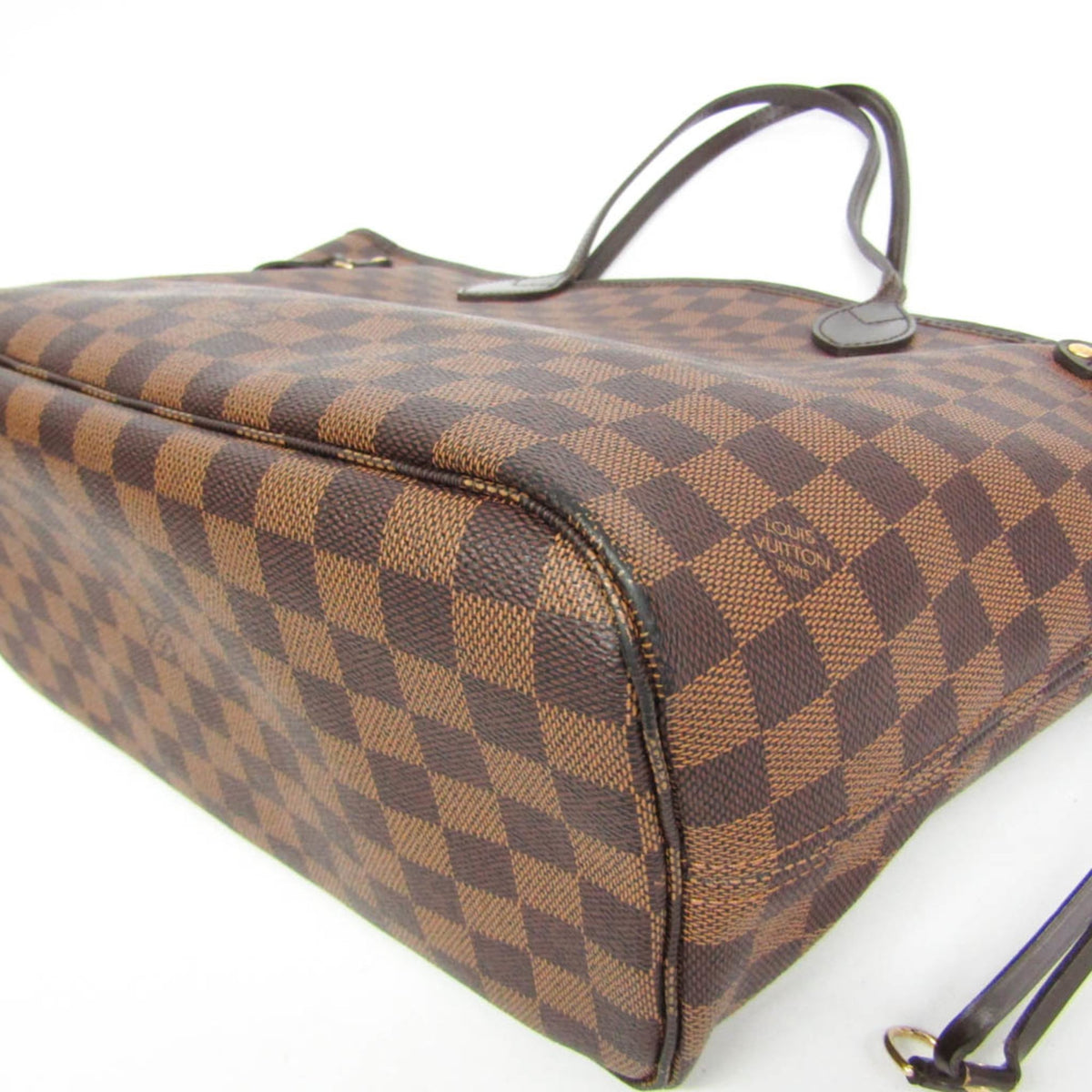 Louis Vuitton Neverfull Damier, Brown, Canvas, Tote Bag