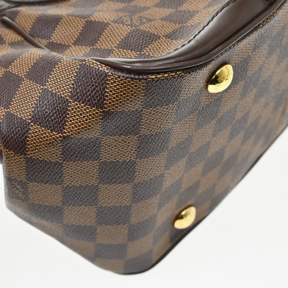 Louis Vuitton Verona Damier Ebene, Brown, Canvas, Tote Bag