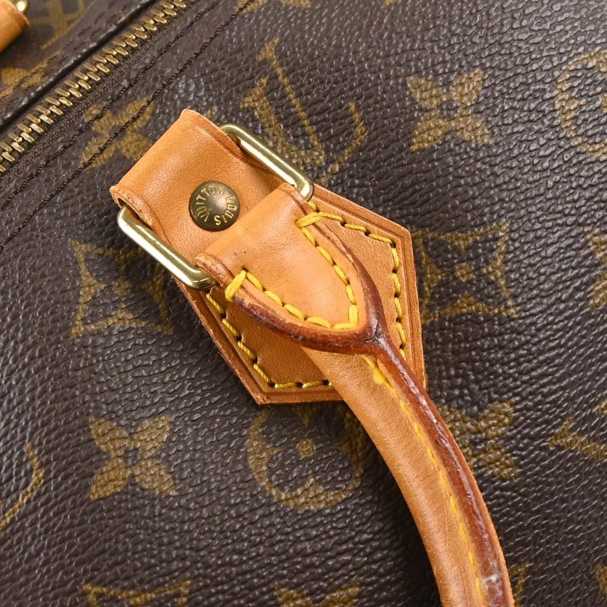 Louis Vuitton Speedy Monogram, Brown, Canvas, Handbag