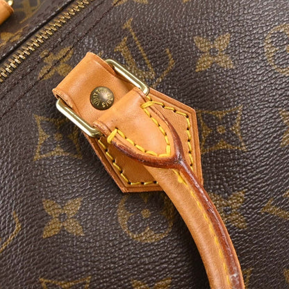 Louis Vuitton Speedy Monogram, Brown, Canvas, Handbag