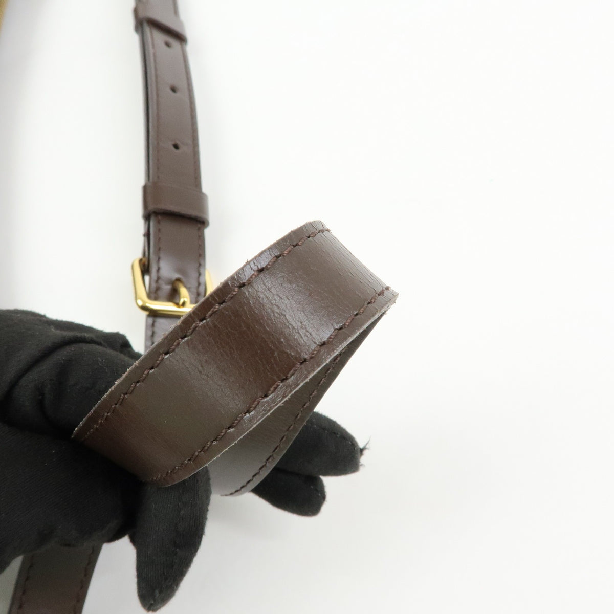 Louis Vuitton Bloomsbury Damier, Brown, Canvas, Shoulder Bag