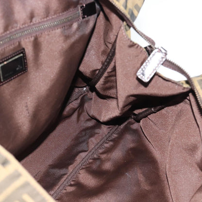 Fendi Vintage Zip Tote Zucca Canvas, Khaki, Canvas, Tote Bag