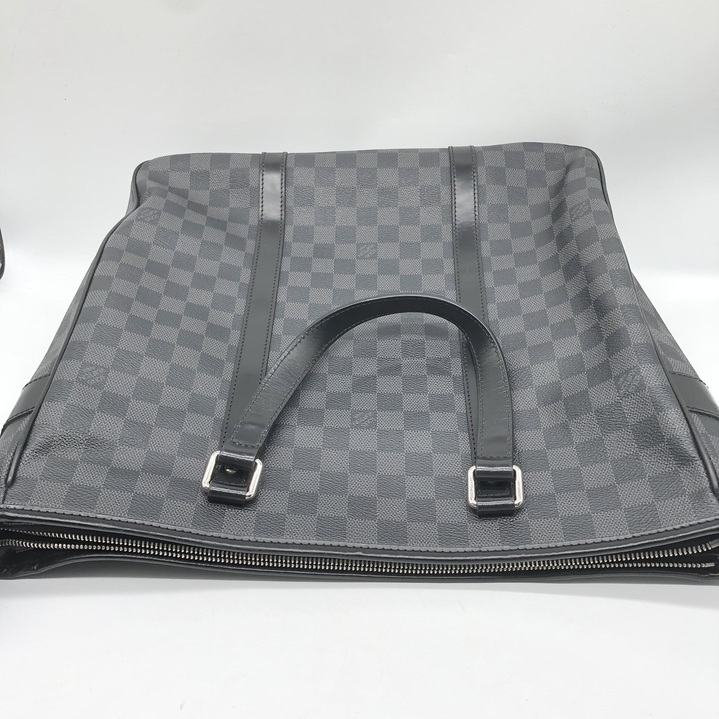 Louis Vuitton Tadao Damier, Gray, Canvas, Tote Bag