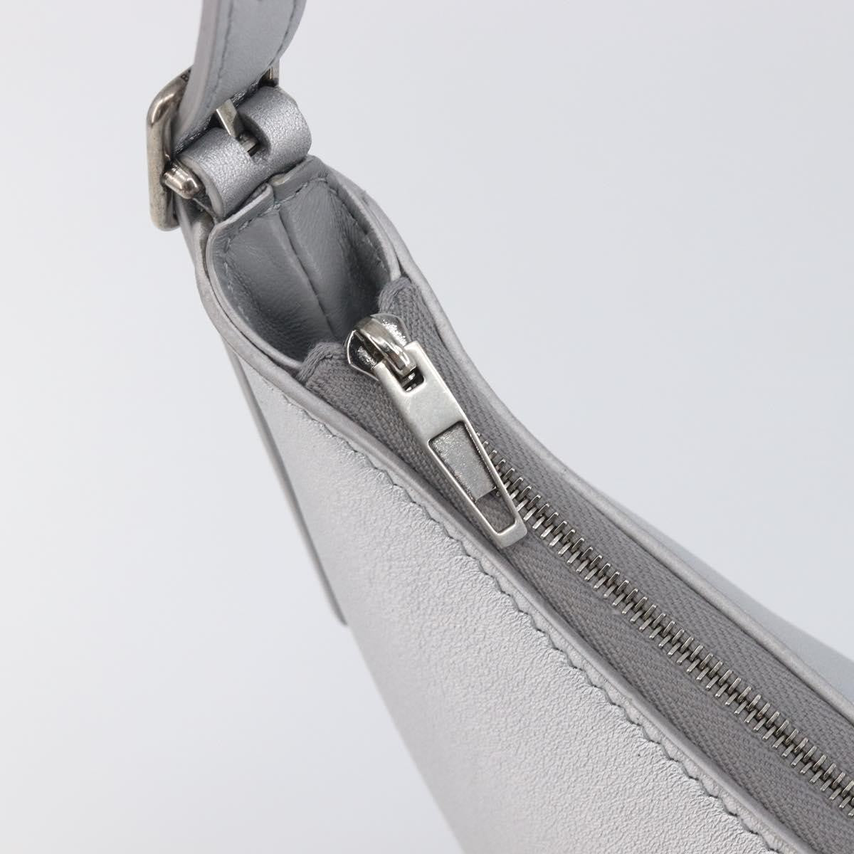 Balenciaga Mary Kate Sling Leather, Silver, Leather, Handbag