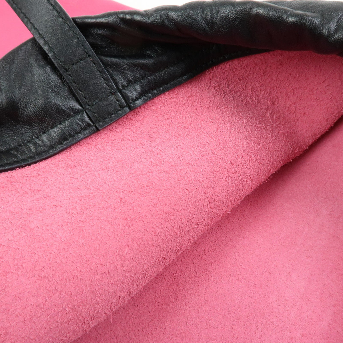 Gucci Logo Drawstring Printed Leather, Pink, Leather, Backpack