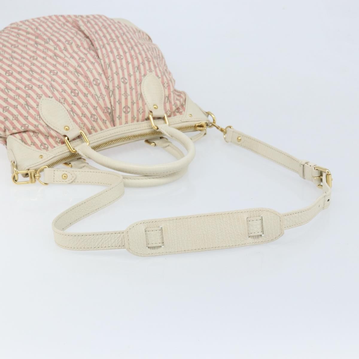 Louis Vuitton Marina Mini Lin Croisette, Pink, Canvas, Handbag