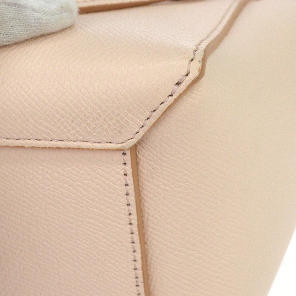 Celine Belt Leather, Pink, Leather, Handbag
