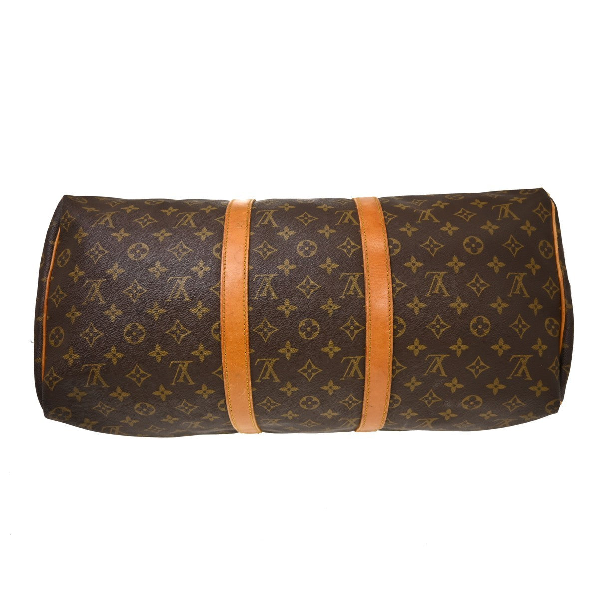 Louis Vuitton Keepall Canvas, Brown, Canvas, Travel Bag