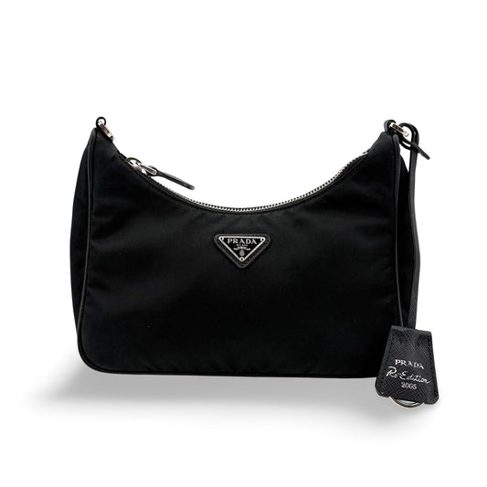 Prada Re-Edition 2005 Tessuto, Black, Nylon, Shoulder Bag