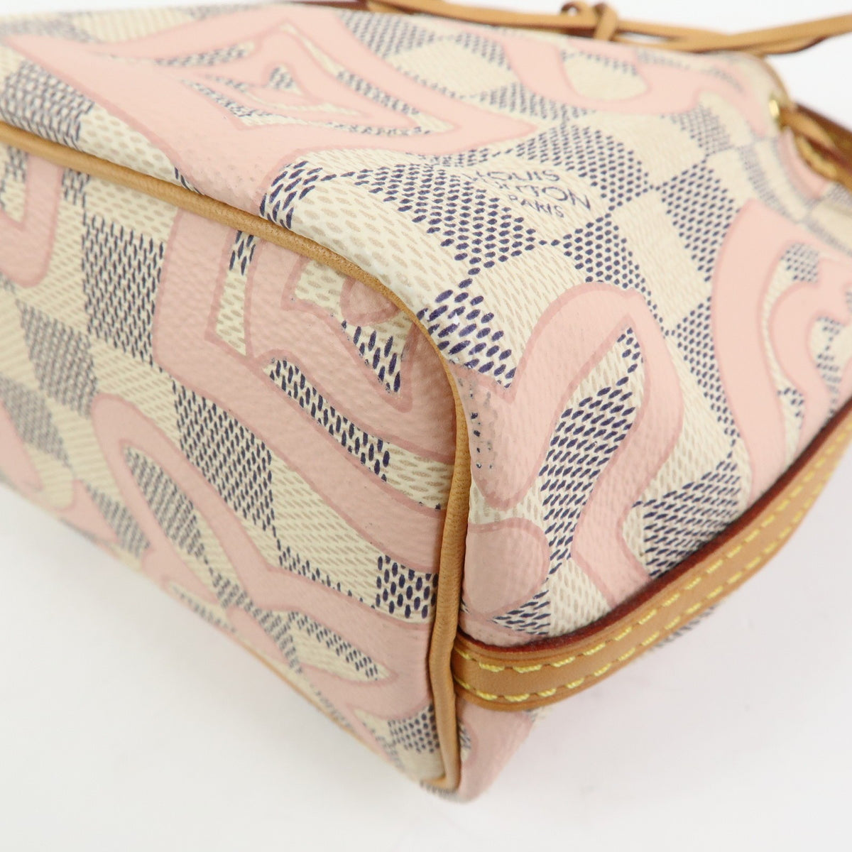 Louis Vuitton Noe Limited Edition Damier Tahitienne, White, Canvas, Shoulder Bag