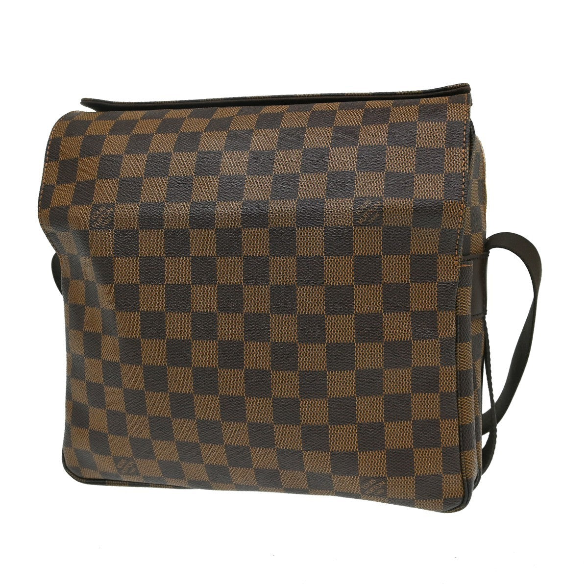 Louis Vuitton Naviglio Damier, Brown, Canvas, Shoulder Bag
