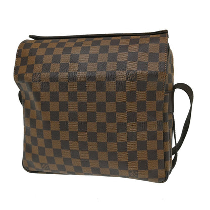 Louis Vuitton Naviglio Damier, Brown, Canvas, Shoulder Bag