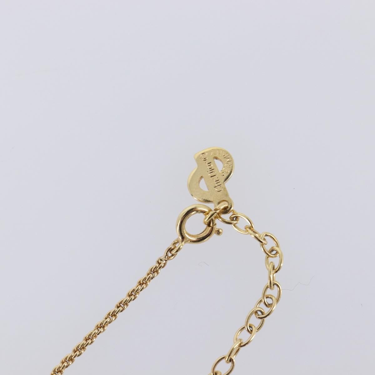 Christian Dior Vintage CD Heart Pendant Metal, Gold, Metal, Necklace