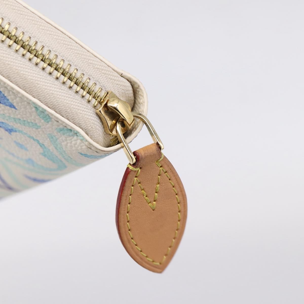 Louis Vuitton Zippy By The Pool Monogram Tile Canvas, Blue, Canvas, Wallet
