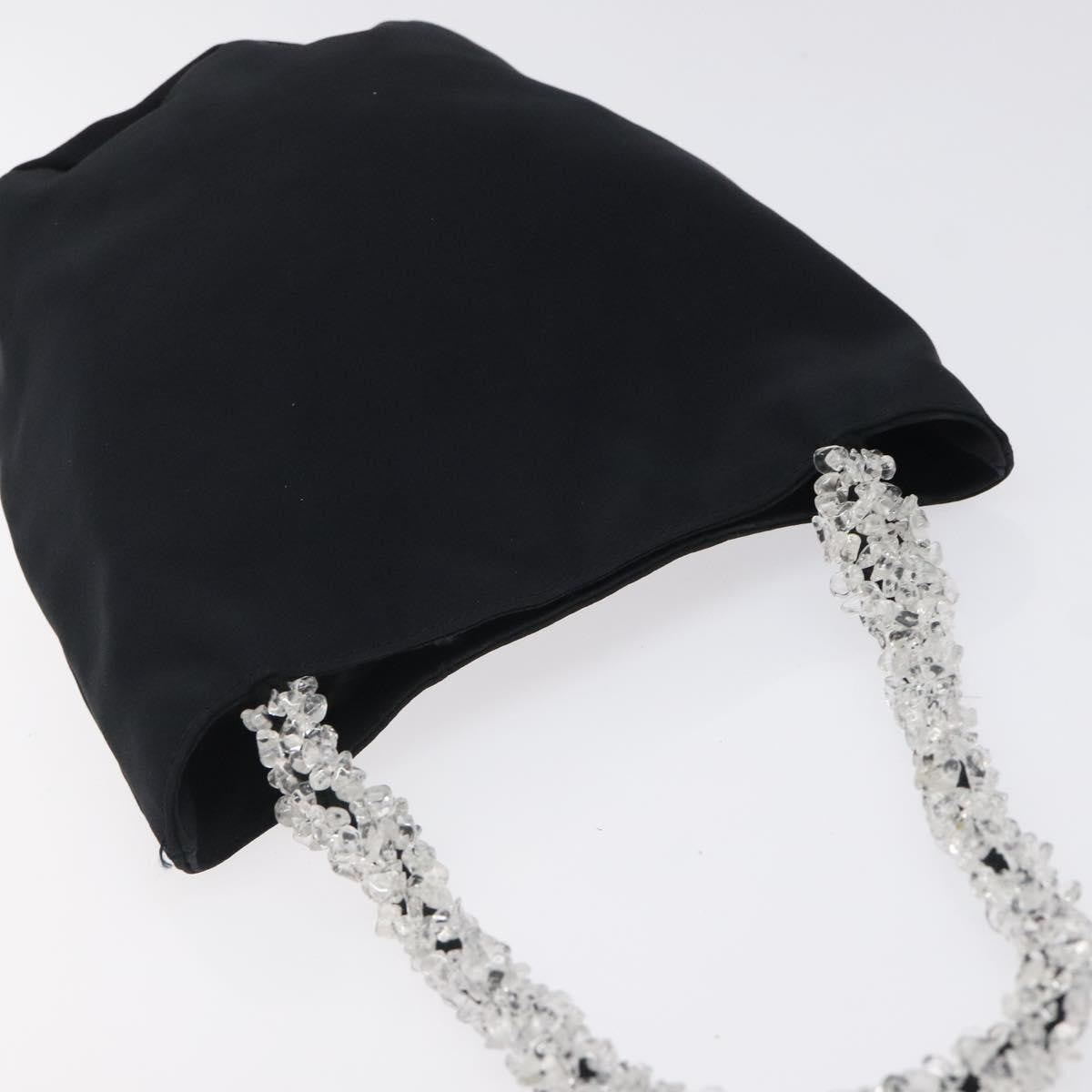 Bottega Veneta Vintage Nylon, Black, Nylon, Handbag