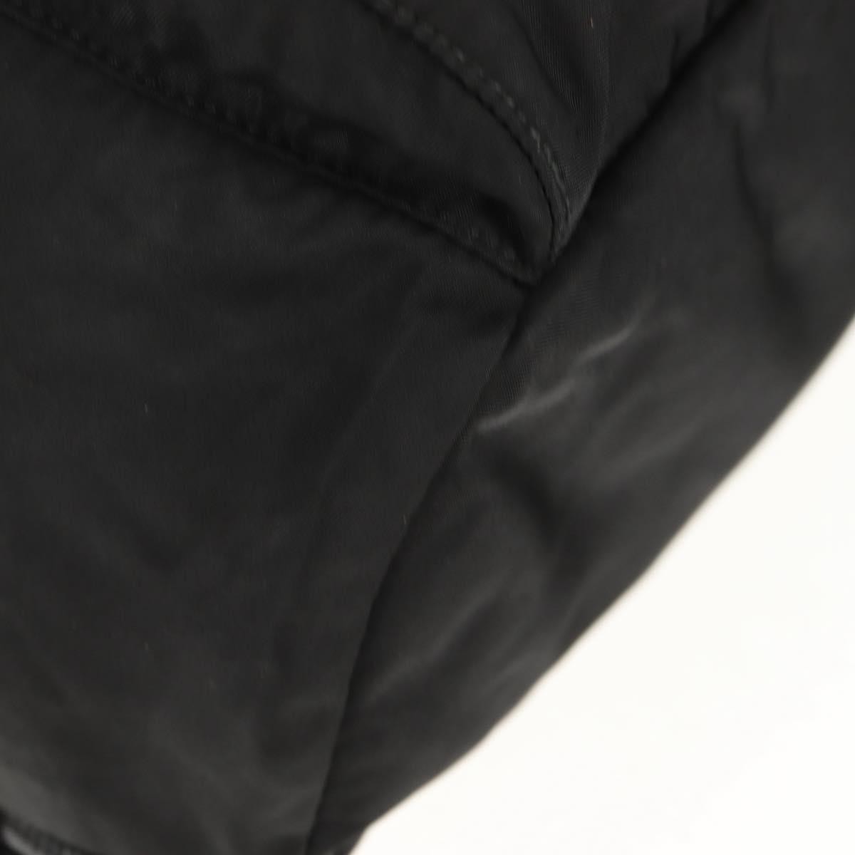 Prada Front Pocket Tessuto, Black, Nylon, Backpack