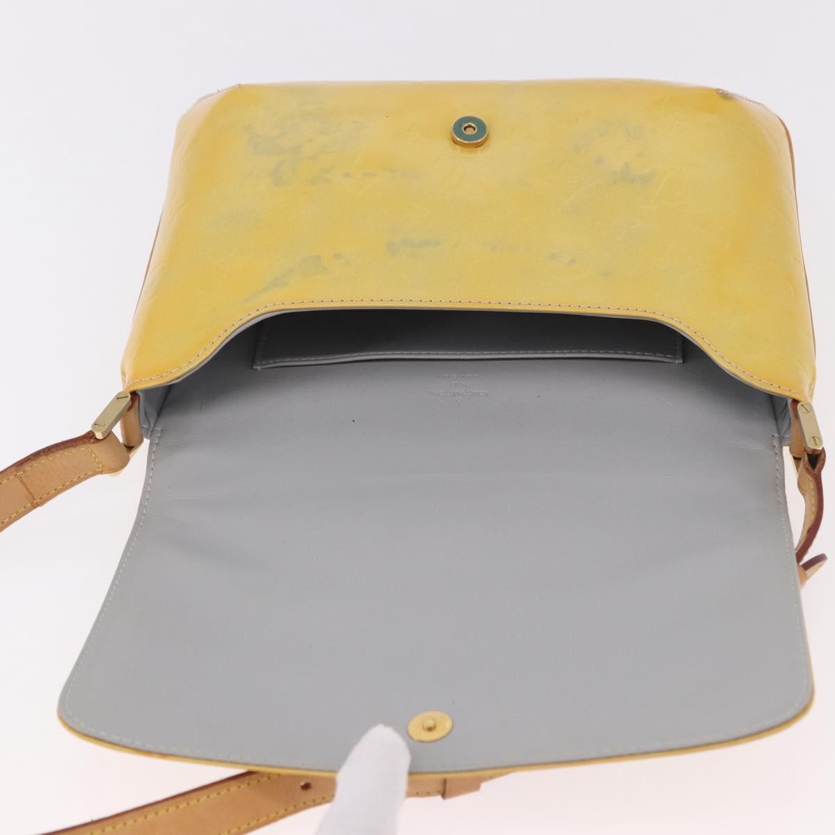 Louis Vuitton Thompson Street Monogram Vernis, Yellow, Patent Leather, Shoulder Bag