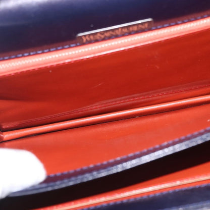 Saint Laurent Vintage Shoulder bag Leather, Navy, Leather, Shoulder Bag