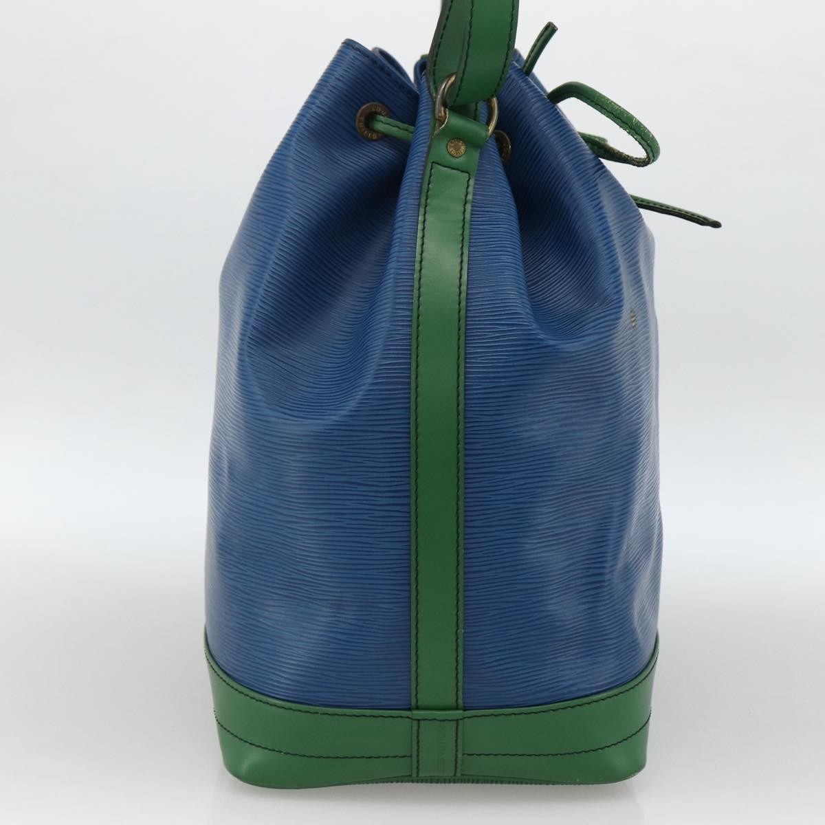 Louis Vuitton Bicolor Noe Epi Leather, Blue, Leather, Shoulder Bag