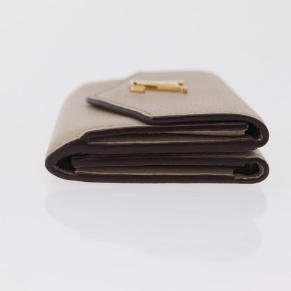 Louis Vuitton Lockmini Leather, Beige, Leather, Wallet