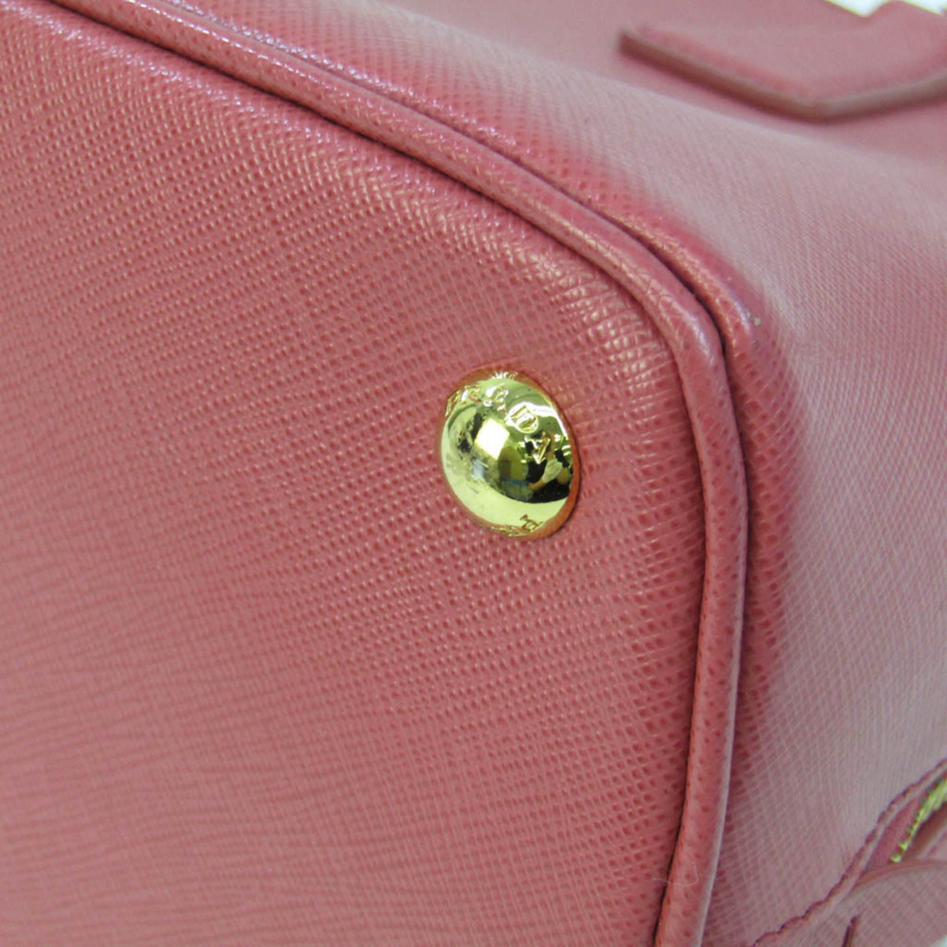 Prada Saffiano, Pink, Leather, handbag
