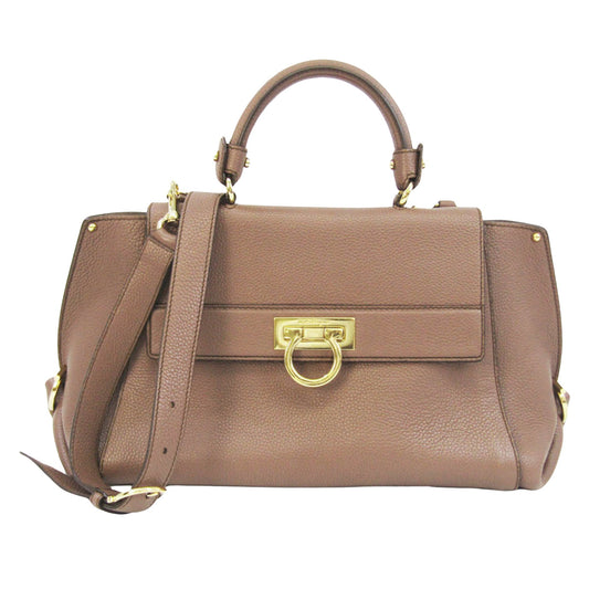 Salvatore Ferragamo Sophia, Pink, Leather, handbag