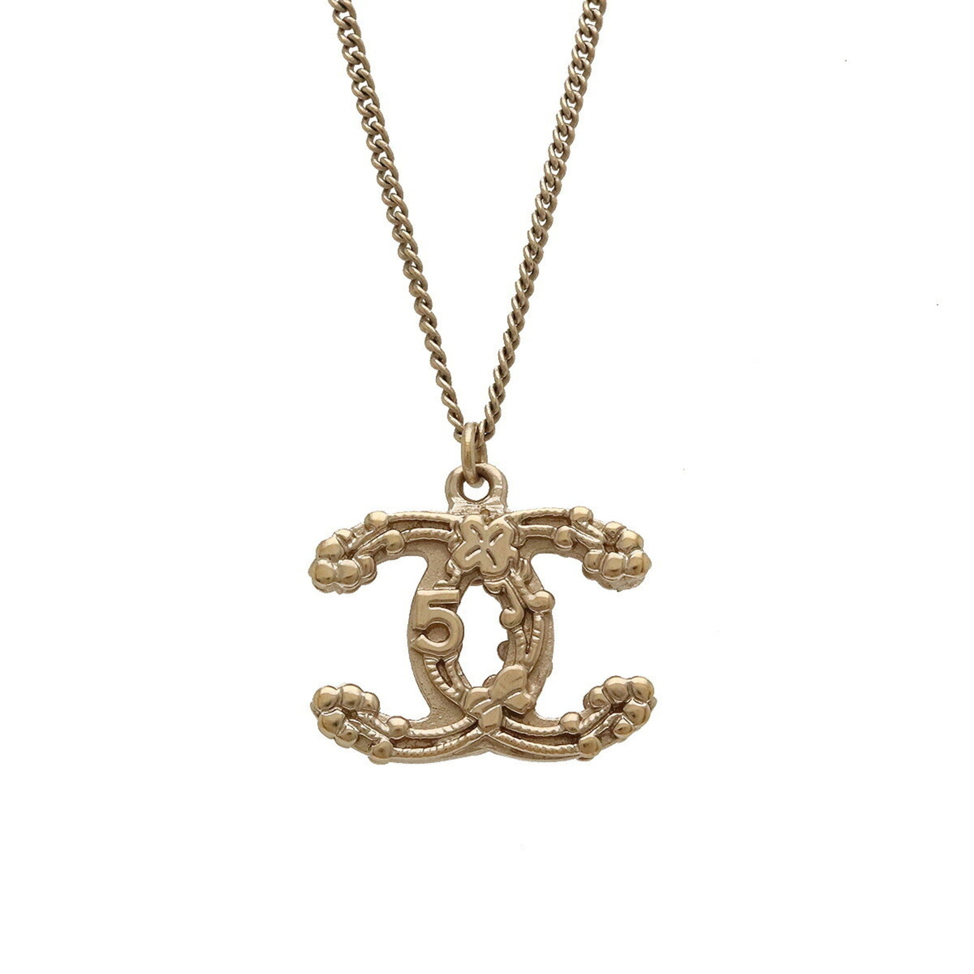 Chanel Cc, Gold, Gold Plated, necklace