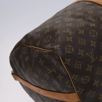 Louis Vuitton Keepall Bag Monogram Canvas, BROWN, CANVAS, Travel bag
