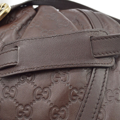 Gucci D Ring Messenger Guccissima Leather, Brown, Leather, Shoulder Bag