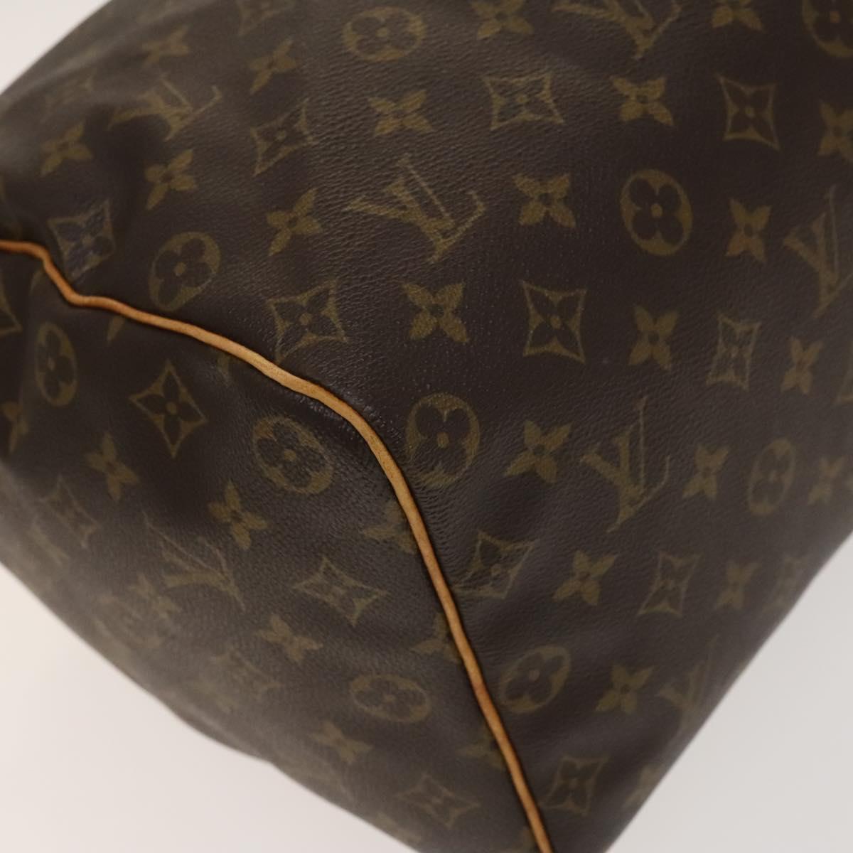 Louis Vuitton Speedy Handbag Monogram Canvas, BROWN, CANVAS, Handbag