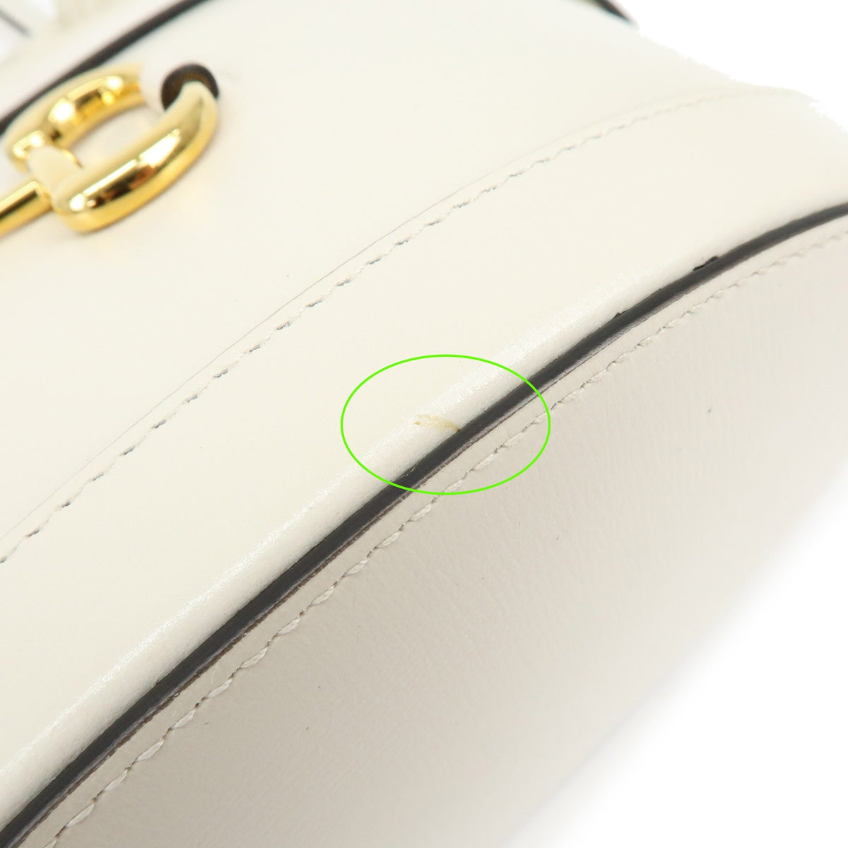 Gucci Horsebit 1955 Bucket Leather, Beige, Leather, Handbag