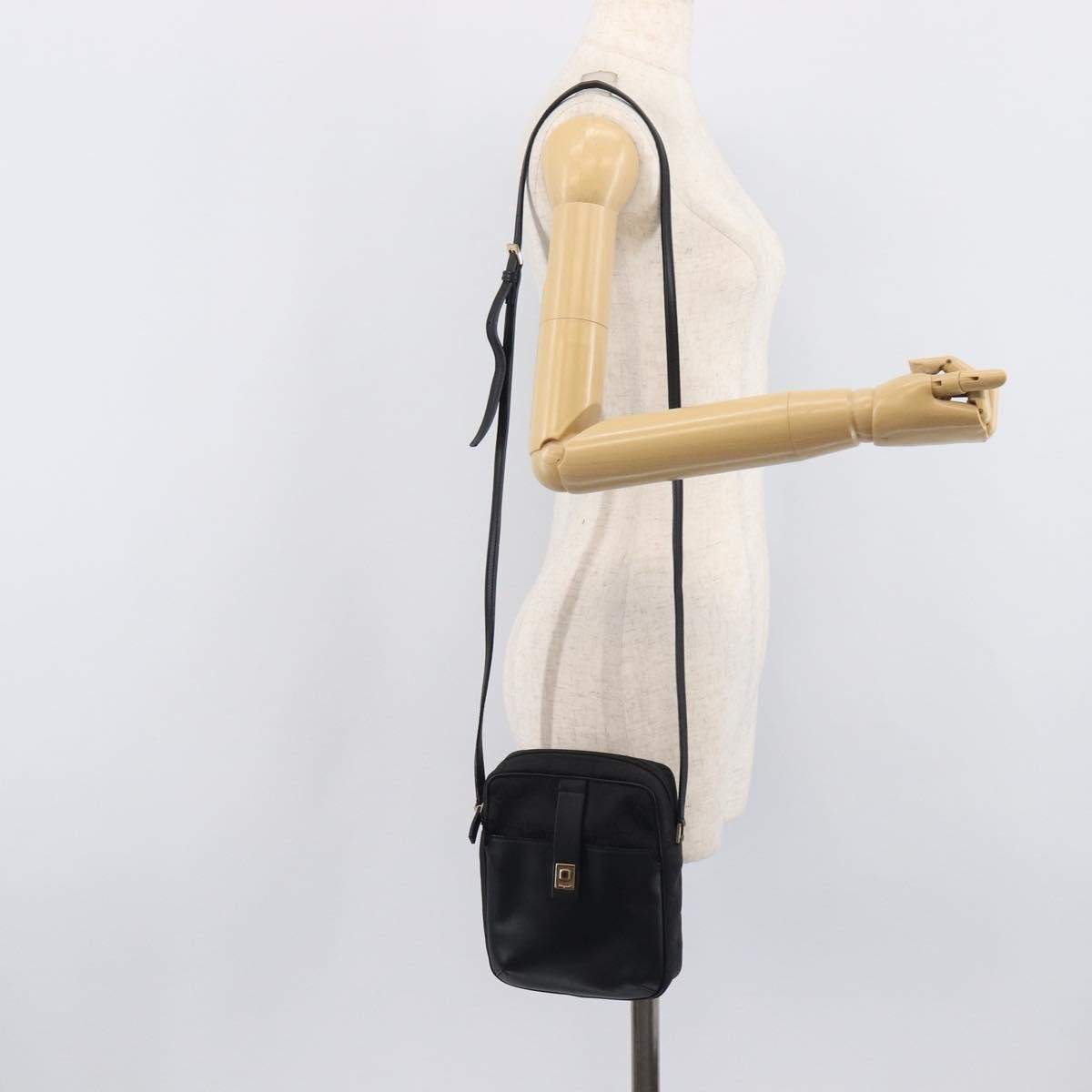 Salvatore Ferragamo Vintage Canvas, Black, Canvas, Shoulder Bag