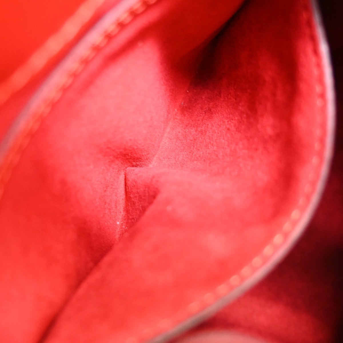 Louis Vuitton Cluny Epi Leather, Red, Leather, Shoulder Bag