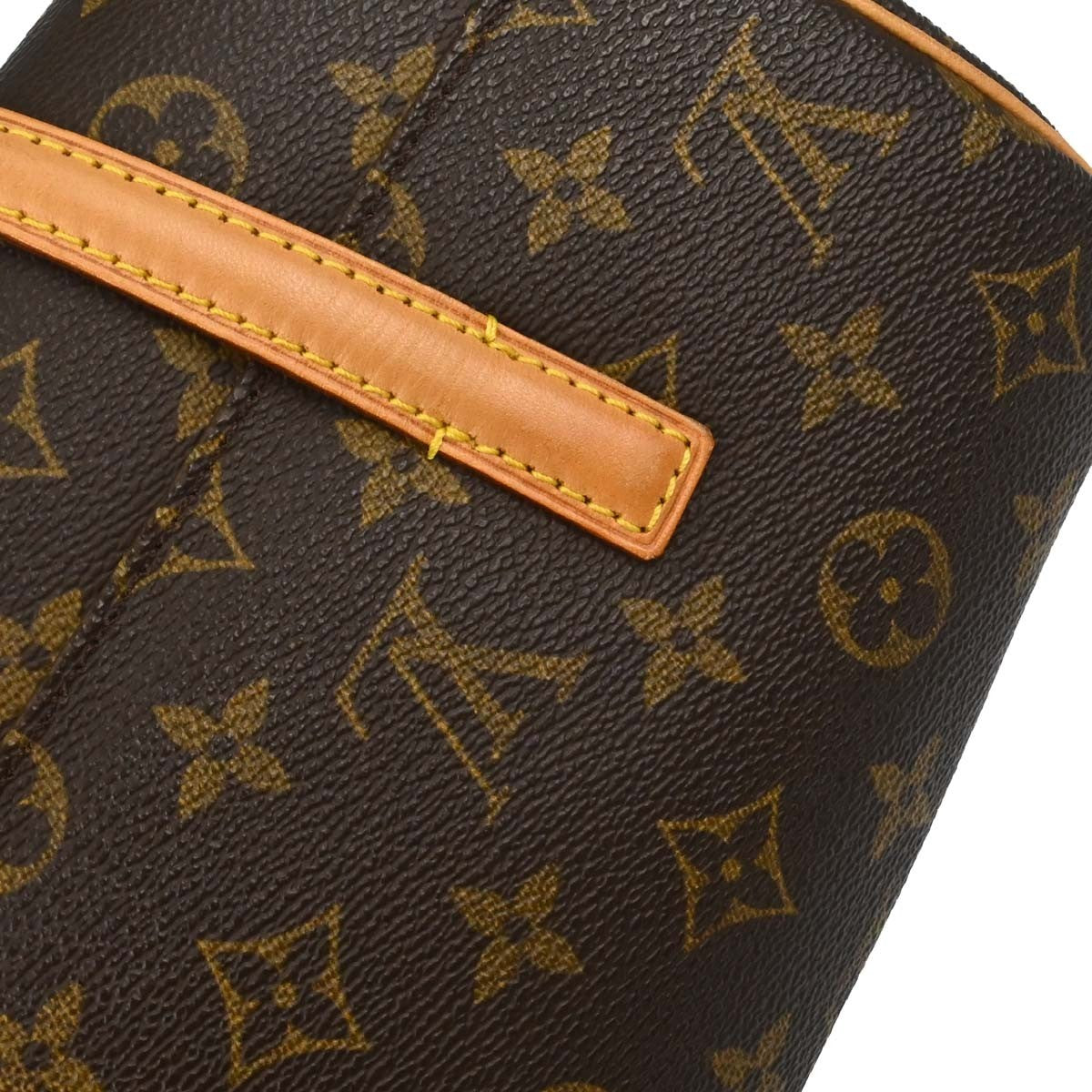 Louis Vuitton Sonatine Monogram Canvas, Brown, Canvas, Handbag