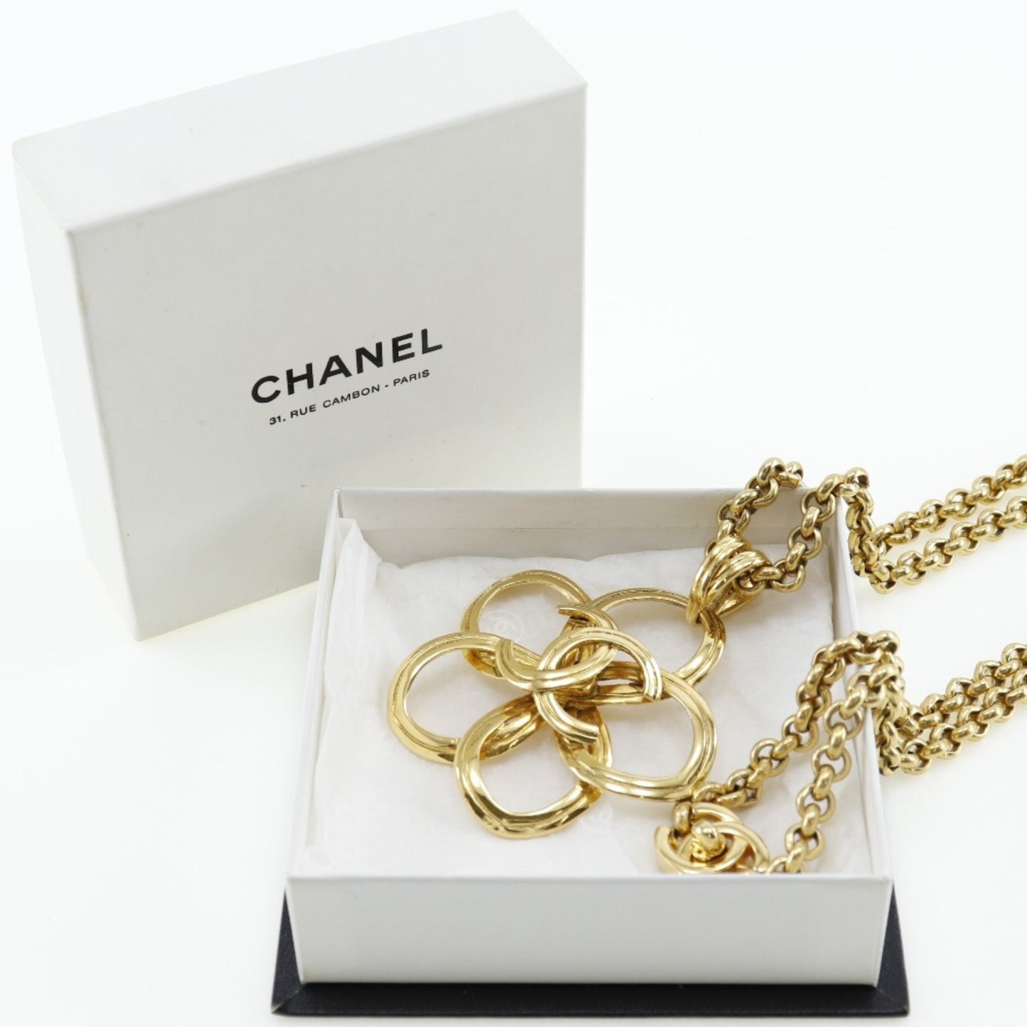 Chanel Coco Mark, Gold, Gold Plated, necklace